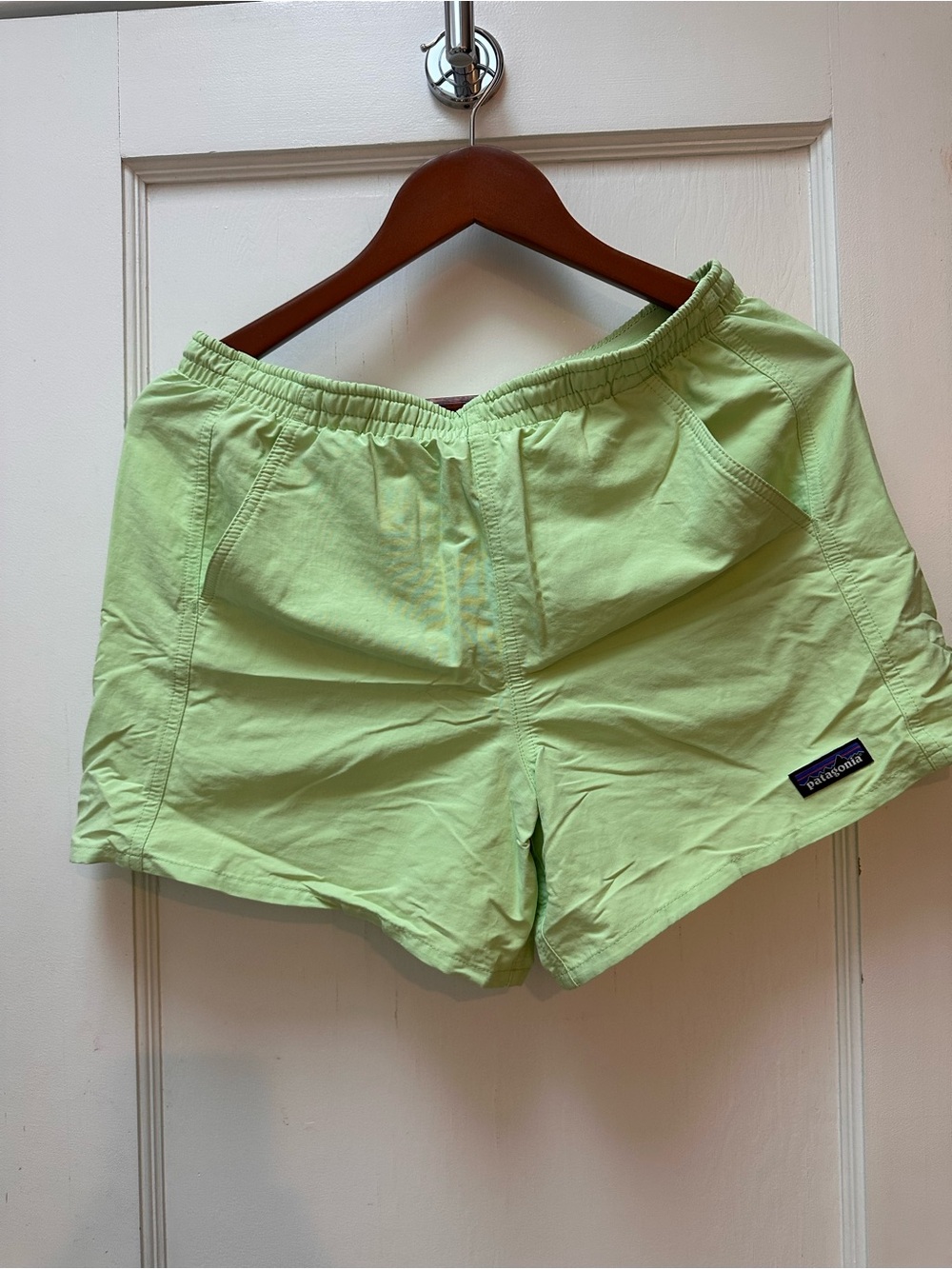 Patagonia Women’s Lime Green Baggies - Sz Small